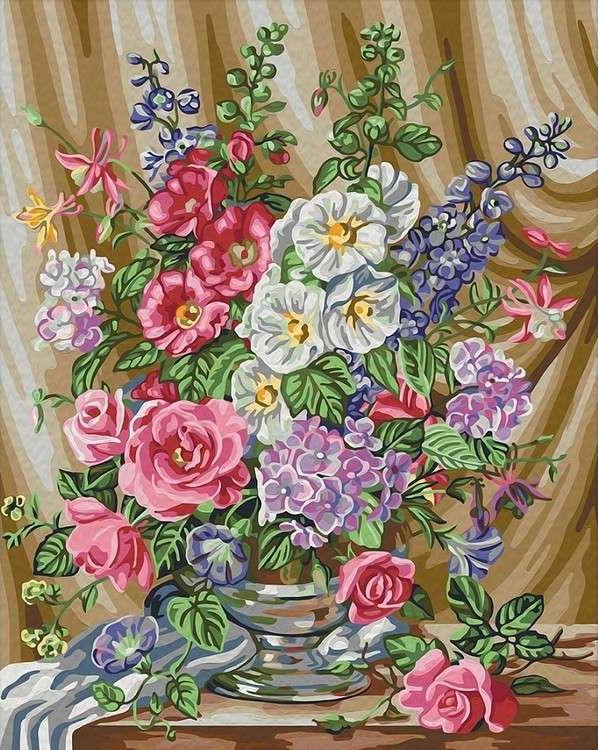 

Картина по номерам Color Kit Розы в цвету, 40x50, Розы в цвету