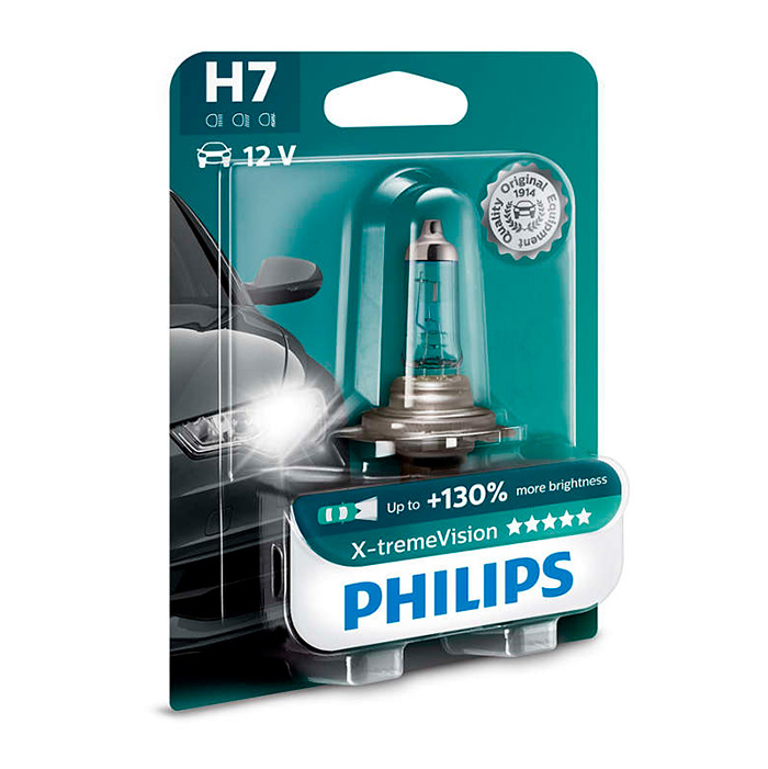 фото Лампа philips h7 12v 55w px26d b1 12972xvgb1