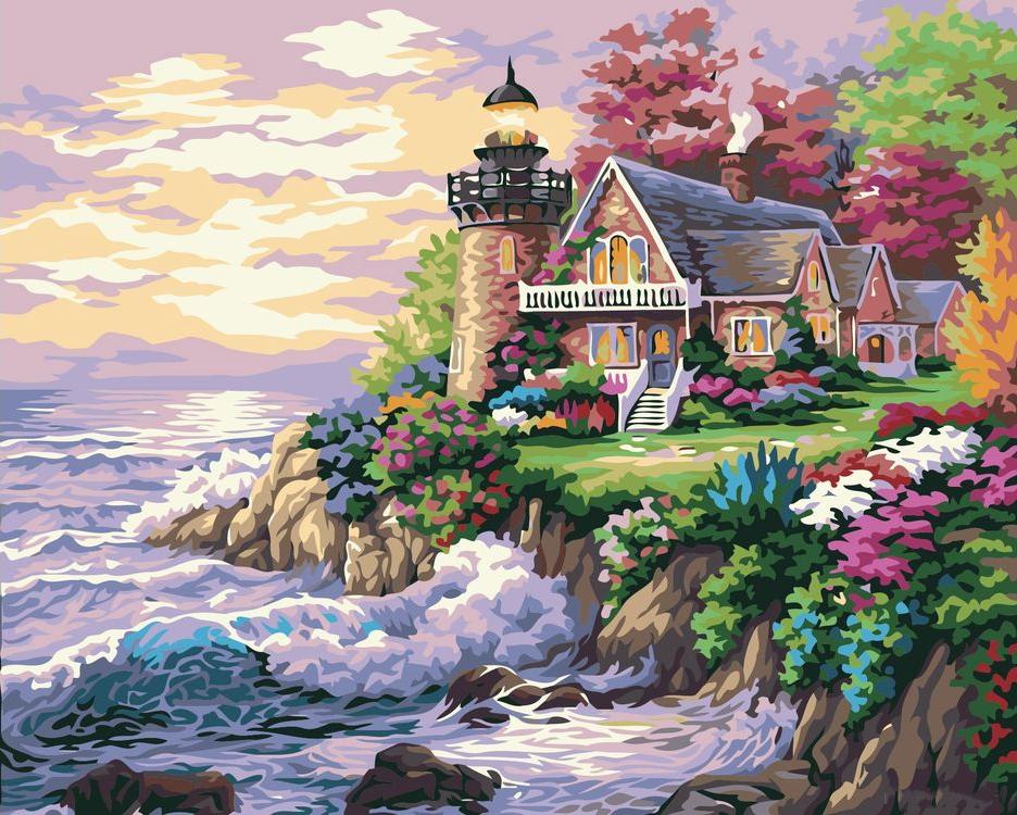 

Картина по номерам Paintboy Маяк, 40x50, Маяк