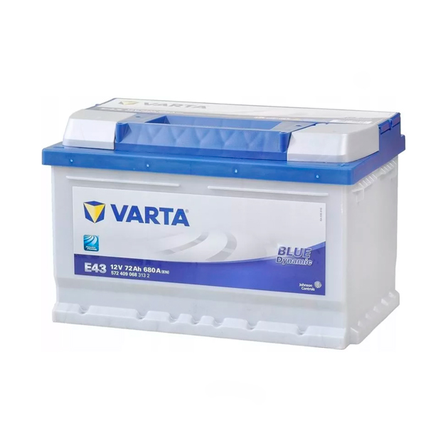 фото Аккумуляторная батарея blue dynamic 12v 72ah 680a b13 varta