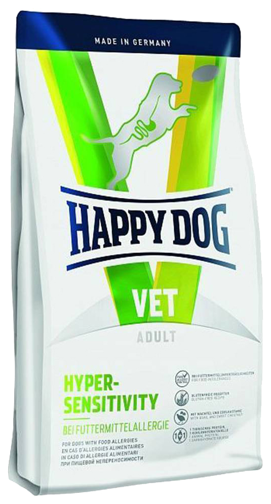 фото Сухой корм для собак happy dog vet adult hyper-sensitivity, при аллергии, мясо, 1кг