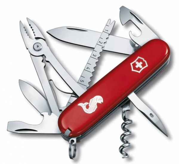 

Мультитул Victorinox Angler, красный, 18 опций, Angler