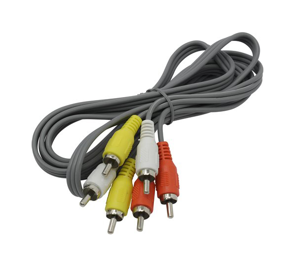 фото Кабель smartbuy 3rca - 3rca 1,8м grey (ka231)