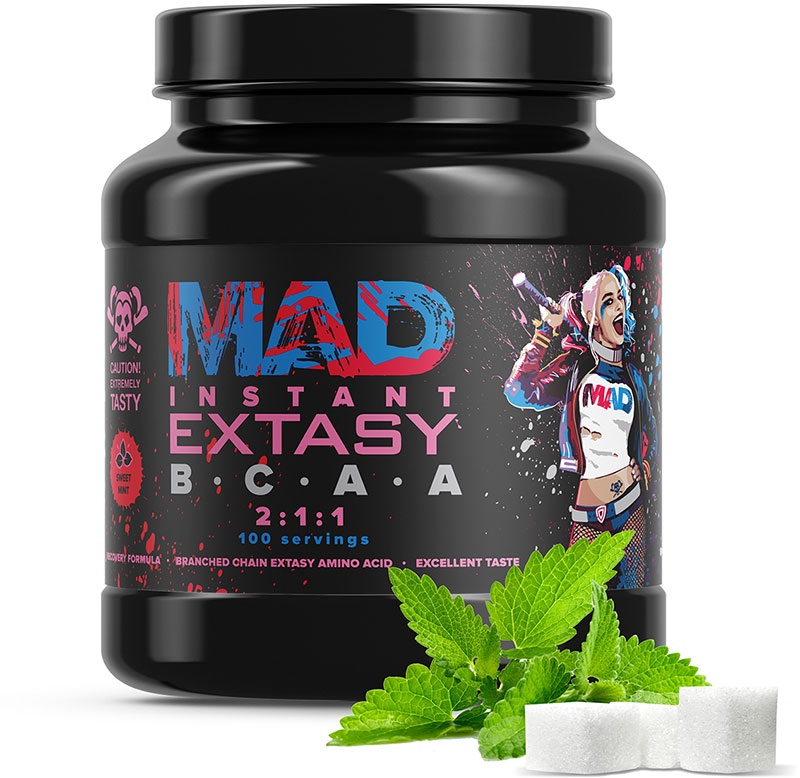 фото Mad instant extasy bcaa 500 г сладкая мята