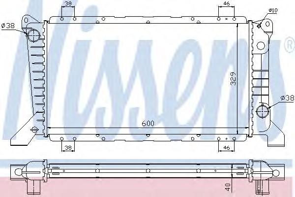 

Радиатор Nissens 62241A