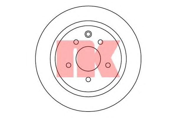 фото Тормозной диск nk 202273