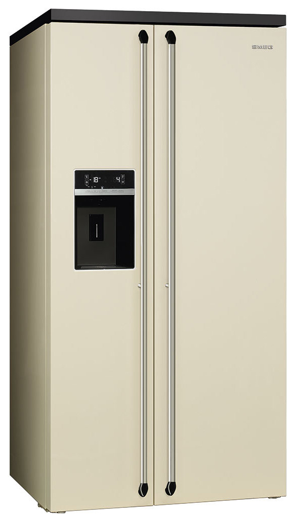 фото Холодильник smeg sbs963p beige