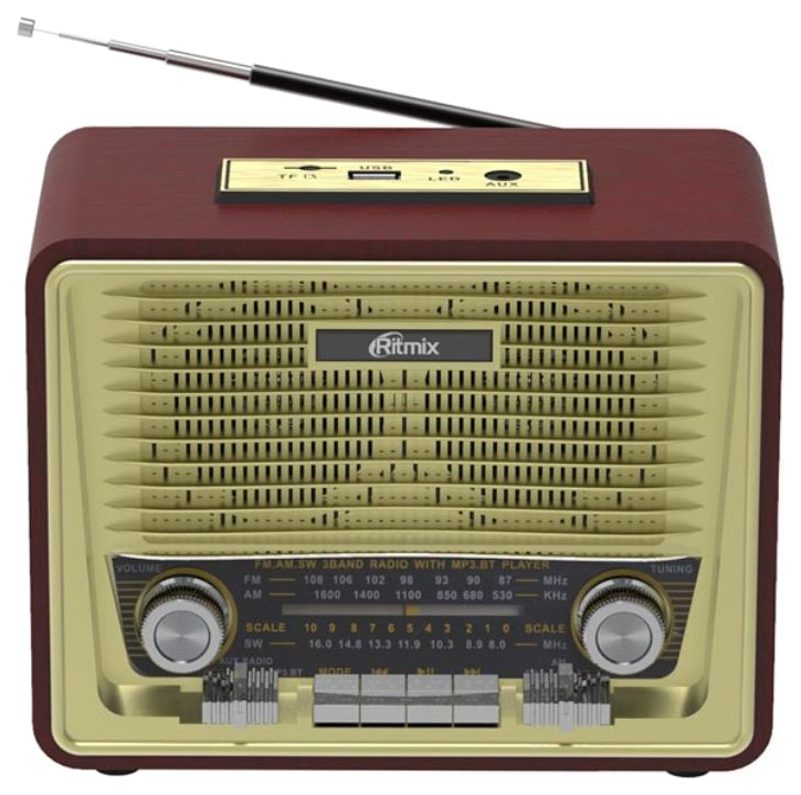 Радиоприемник Ritmix RPR-088 Brown/Gold