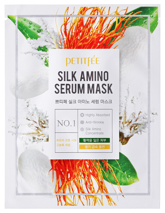 Маска для лица Petitfee Silk Amino Serum 25 г