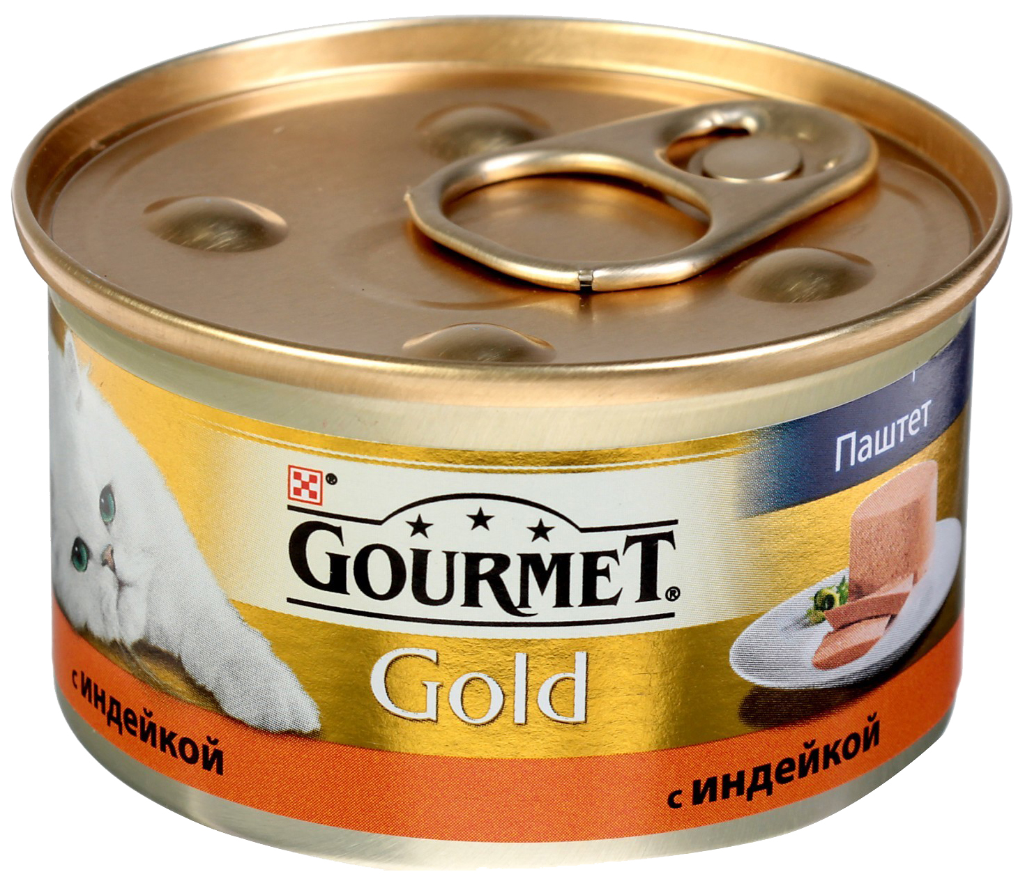 фото Консервы для кошек gourmet gold, индейка, 24шт, 85г