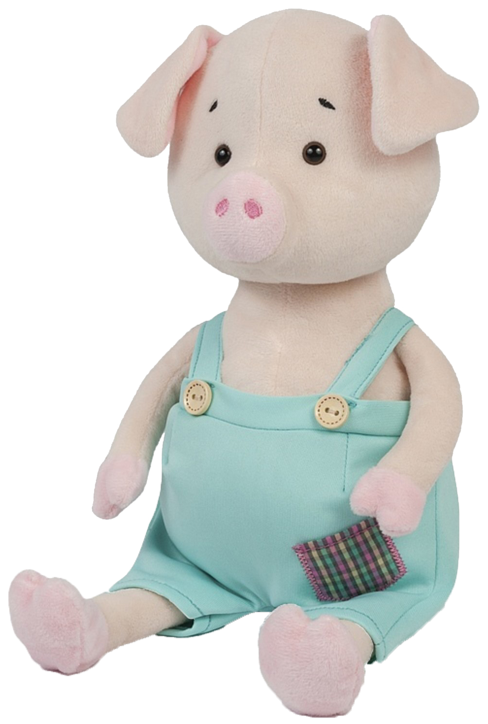 

Мягкая игрушка Maxitoys Поросенок Тема, 27 см, Розовый