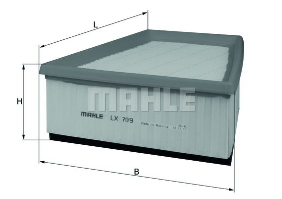 фото Фильтр воздушный knecht lx 709 mahle/knecht