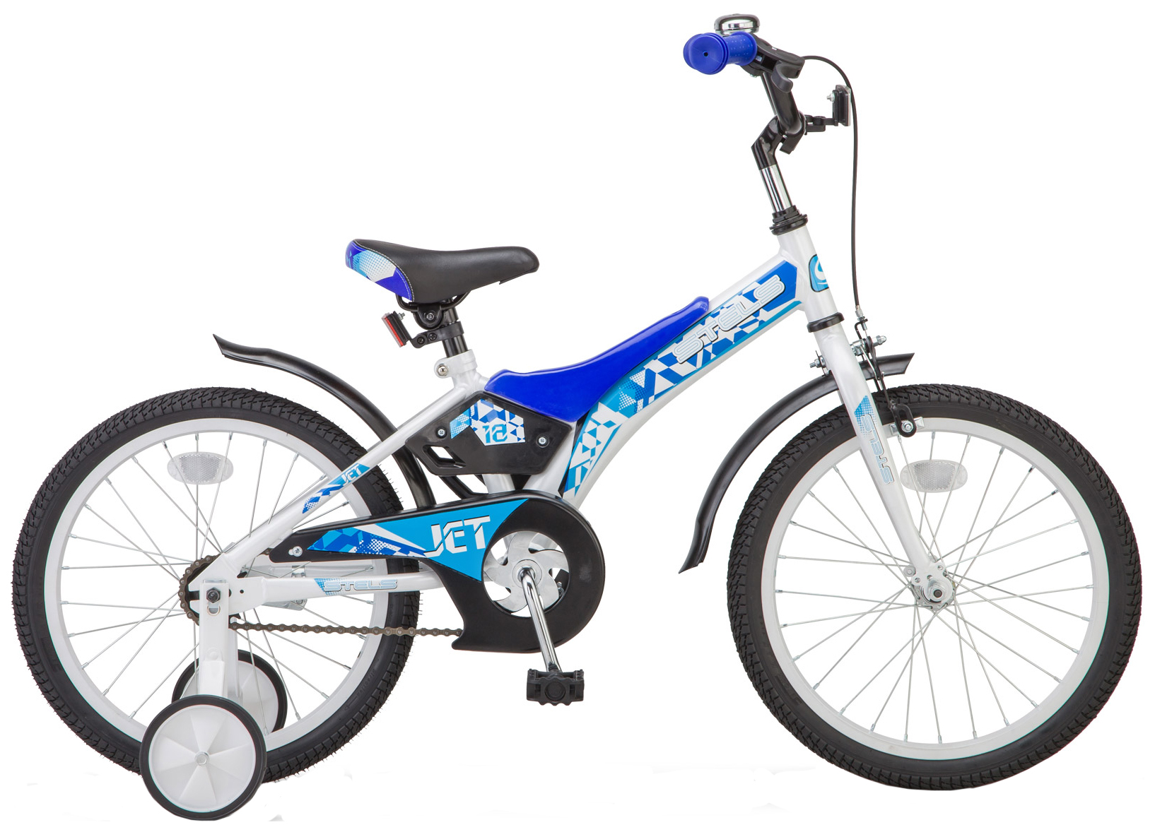 Велосипед STELS Jet 18 (Z010) белый/синий