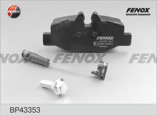 

Комплект тормозных колодк FENOX BP43353