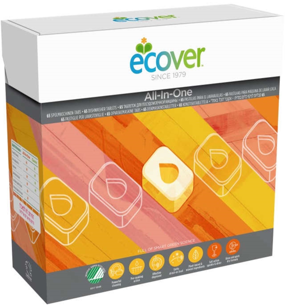 фото Таблетки для посудомоечной машины ecover 3в1 1.3 кг