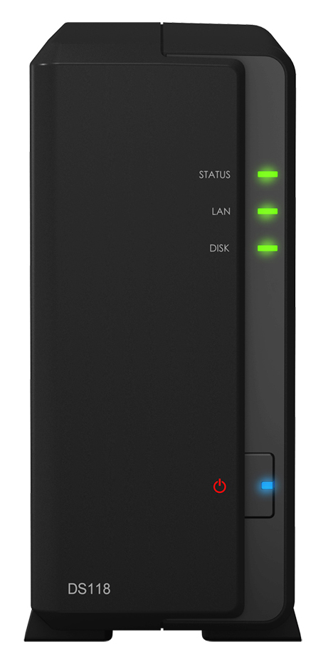 фото Сетевое хранилище данных synology value ds118 black