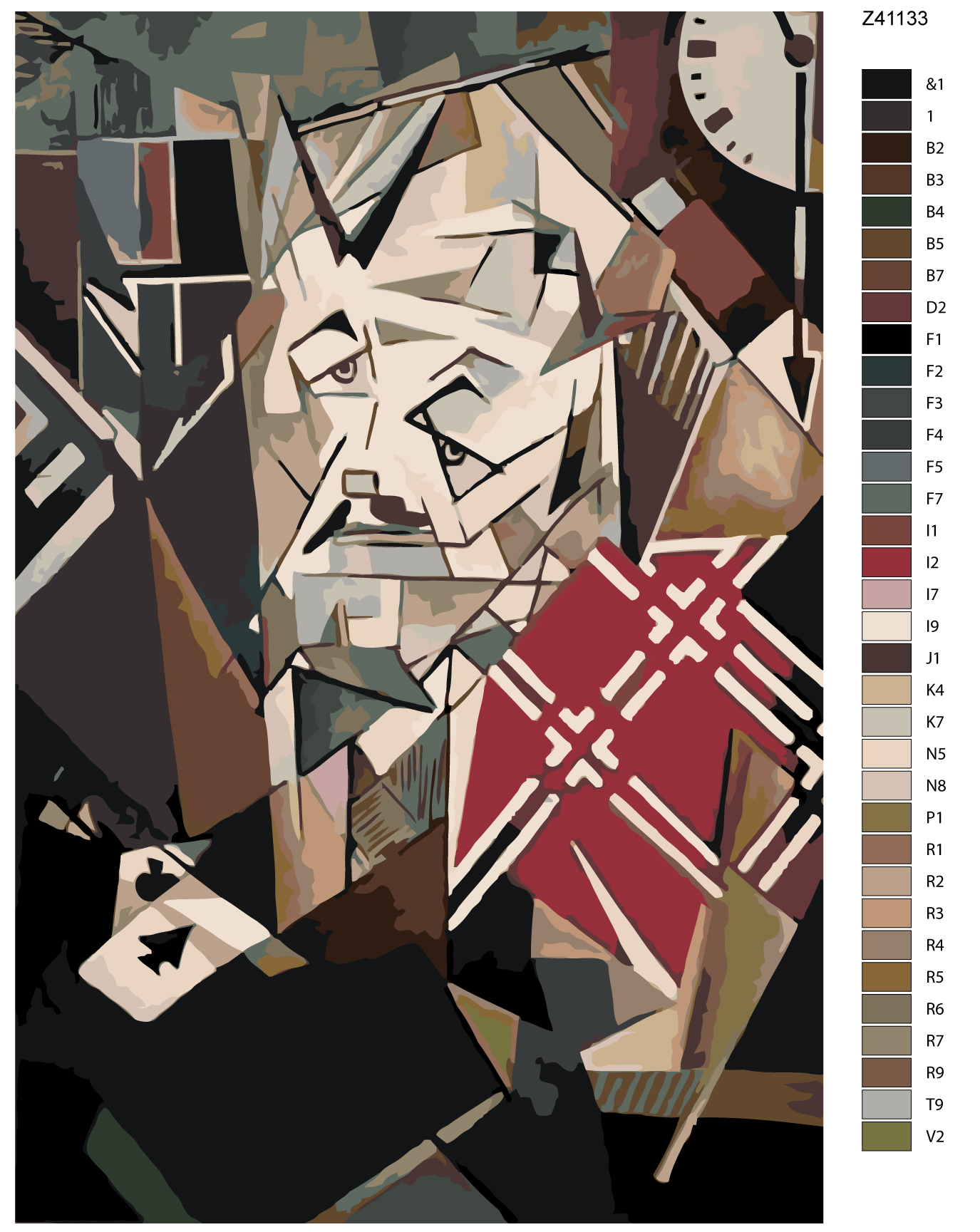 

Картина по номерам, 40 x 60, Z-Z41133, Z-Z41133