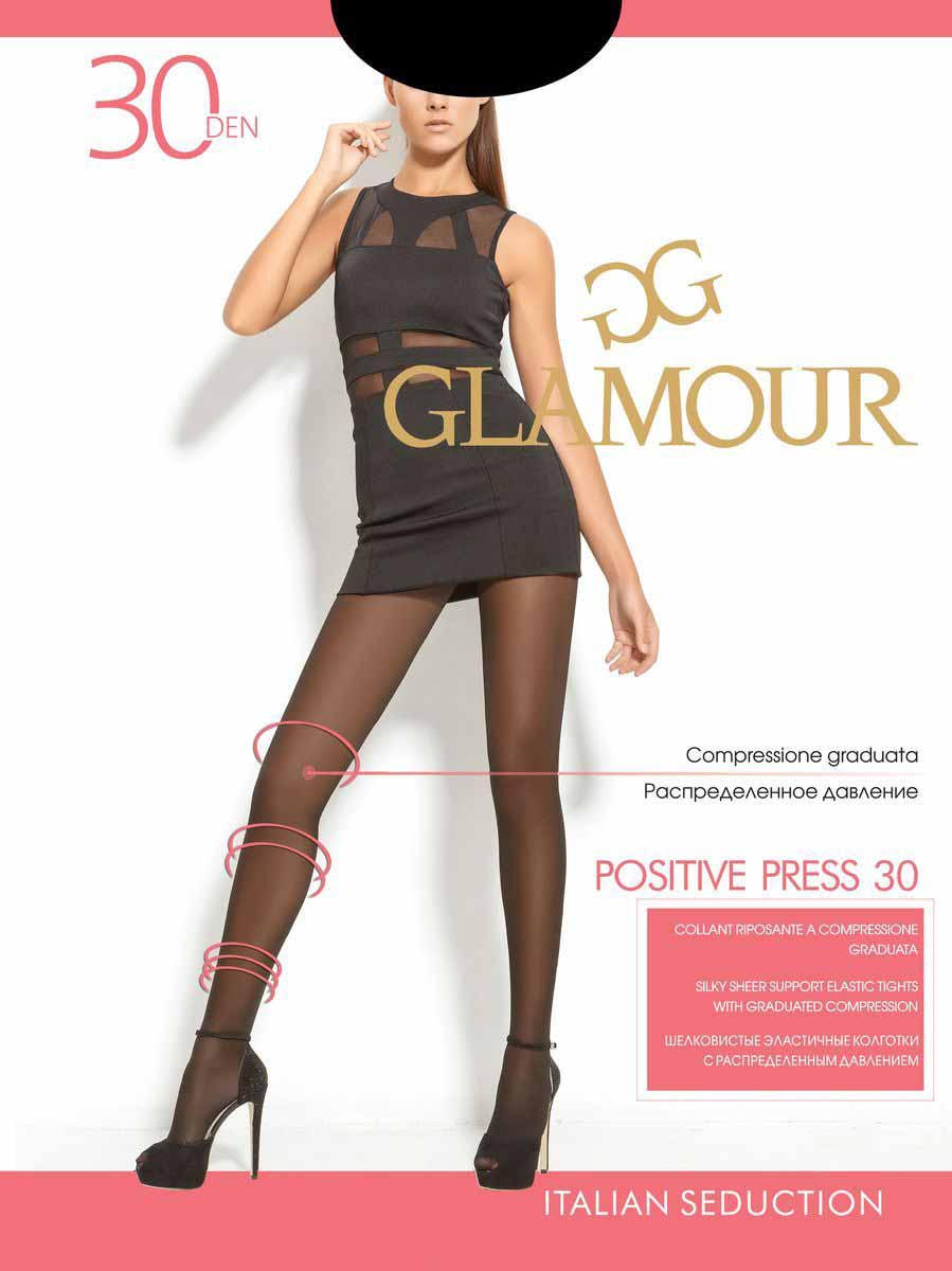 фото Колготки glamour "positive press 30" nero, размер 4