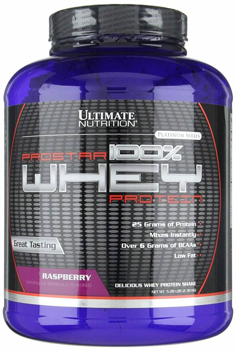 Протеин Ultimate Nutrition Prostar 100% Whey Protein, 2390 г, raspberry