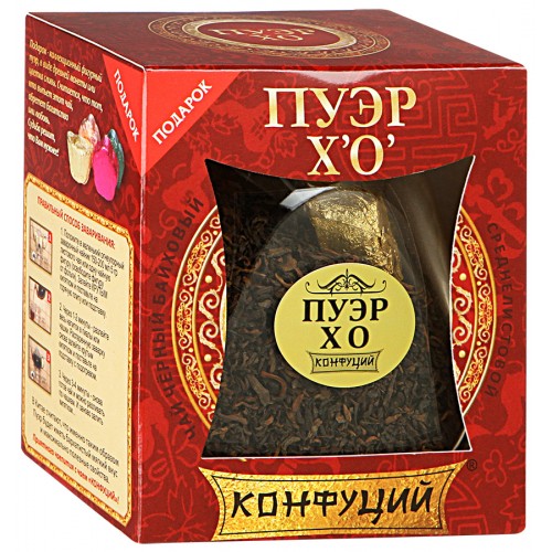 Чай черный листовой Конфуций пуэр XO банка 75 г