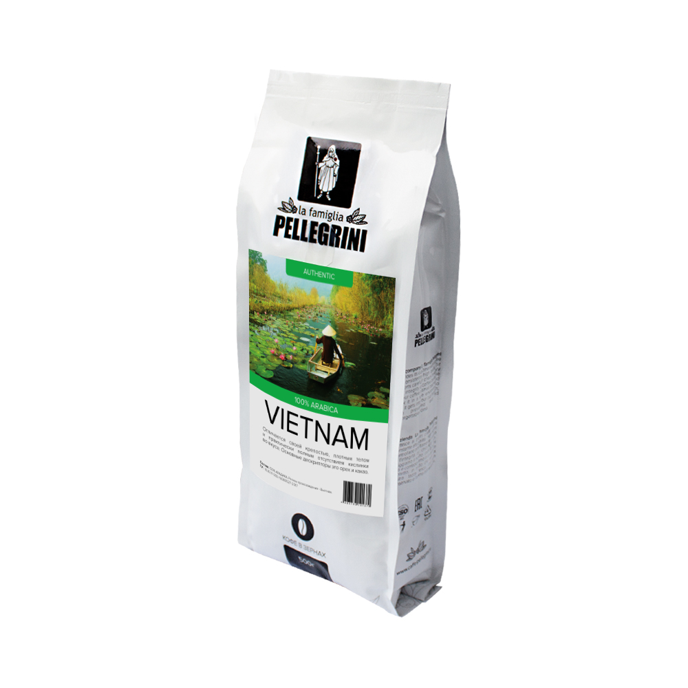 

Кофе зерновой La famiglia Pellegrini Vietnam 500 г