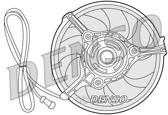 

Вентилятор охлаждения двигателя DENSO DER32008