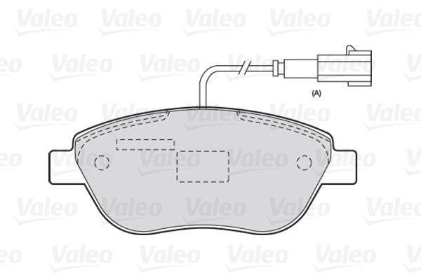 

Тормозные колодки Valeo дисковые 301721