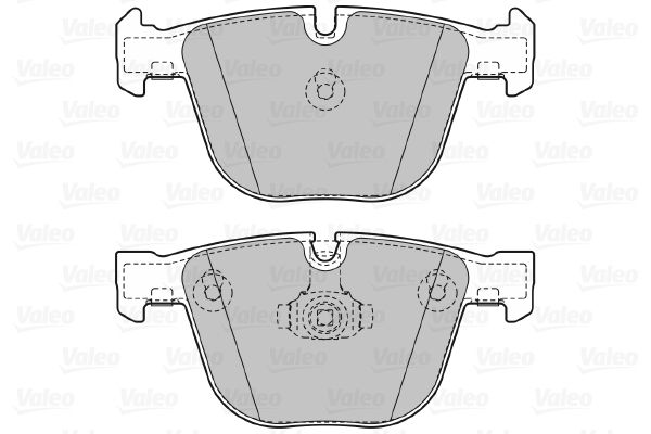 Тормозные колодки Valeo дисковые 598820