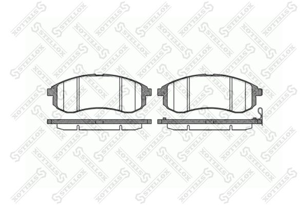 

Тормозные колодки Stellox дисковые 1140001SX