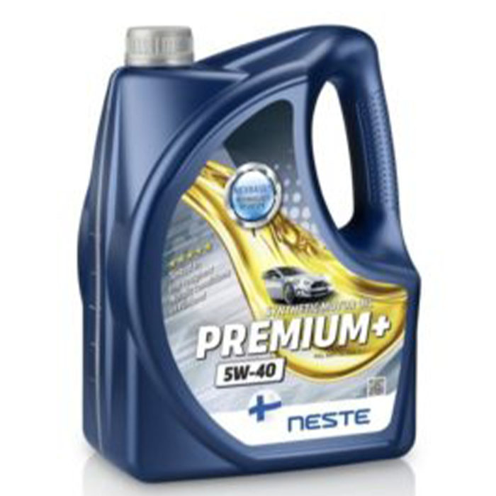Моторное масло Neste Oil синтетическое Premium+ 5W40 4л