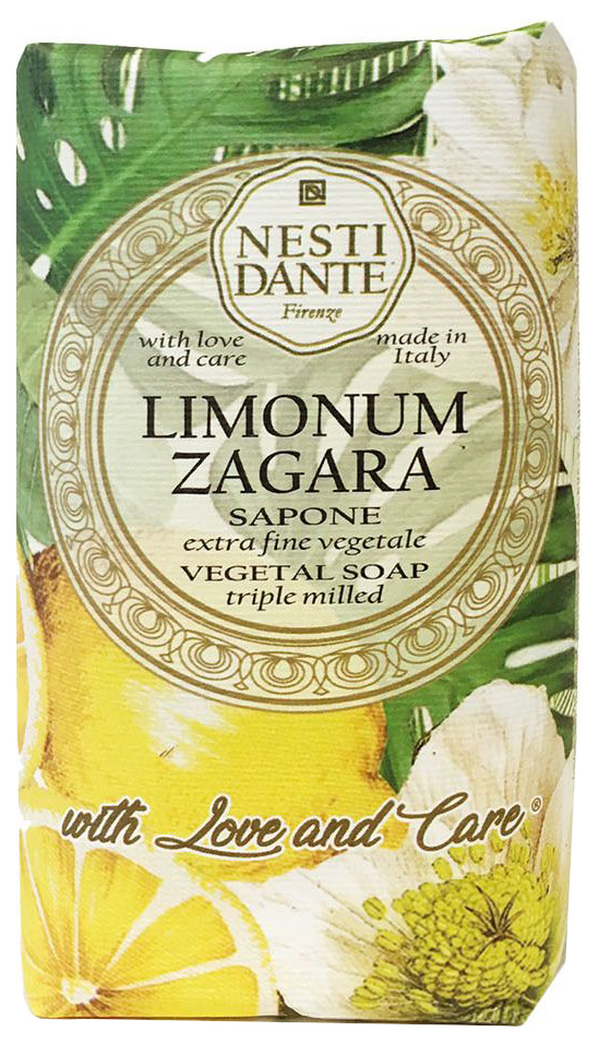 фото Косметическое мыло nesti dante limonum zagara vegetal soap 250 г