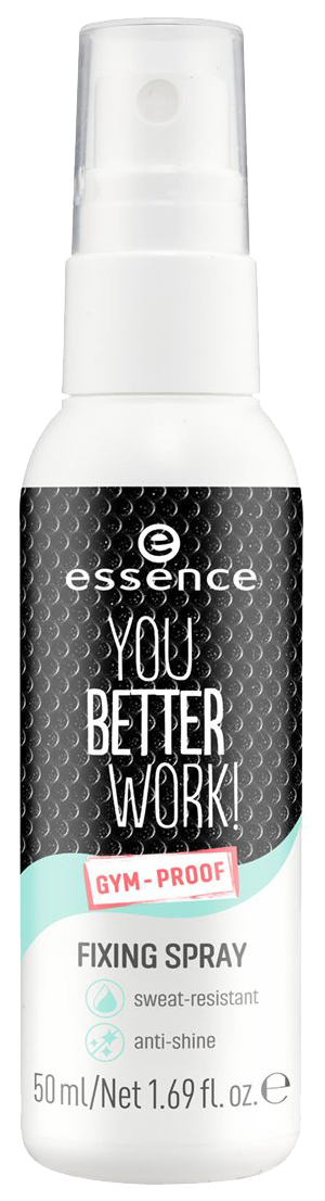 

Спрей для лица essence You better work! для фиксации макияжа 50 мл