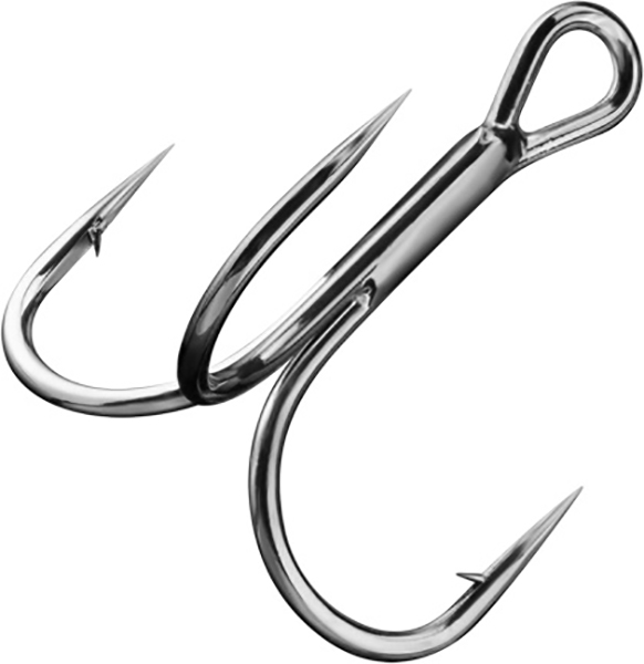 фото Рыболовные крючки sprut hara st-36 bc treble round bend hook №1, 6 шт.