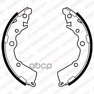 

Комплект тормозных колодок DELPHI LS2068