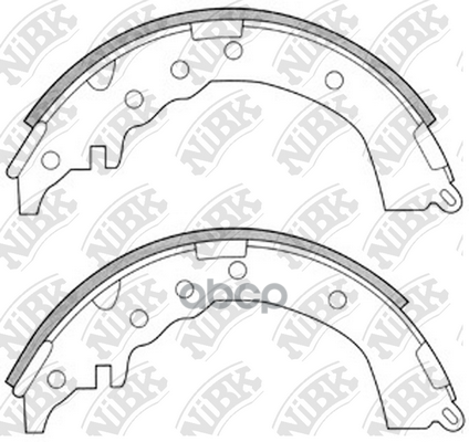

Комплект тормозных колодок NiBK FN2338