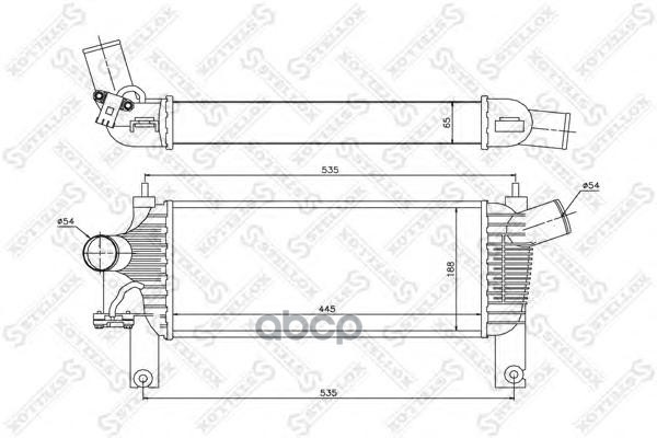 

Интеркулер Stellox 1040233SX