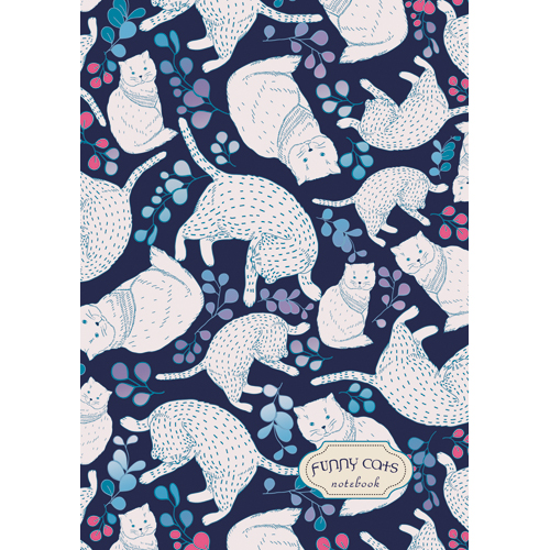 

Книга для записей "Кошки" А6, 96л
