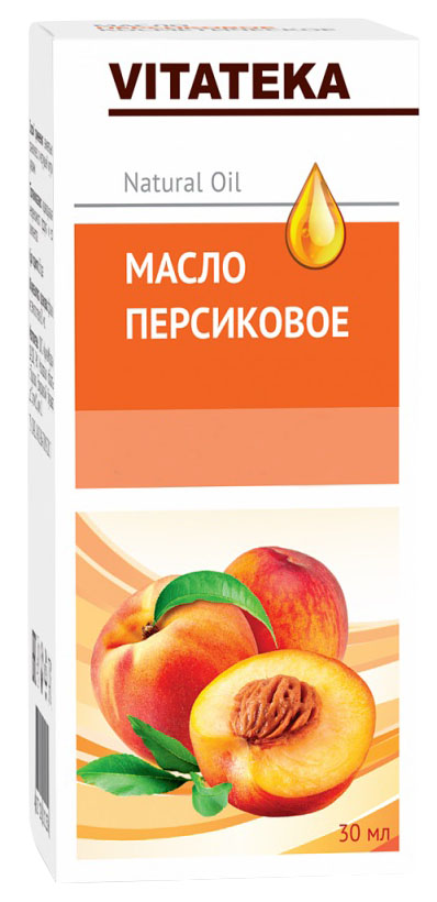 Масло для лица Vitateka Персиковое 30 мл масло спрей фитоиммун легкое дыхание vitateka витатека 50мл