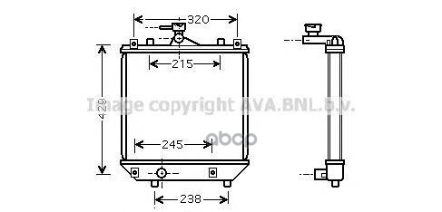

Радиатор охлаждения AVA QUALITY COOLING SZA2064
