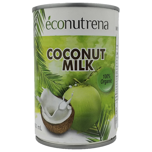 Кокосовое молоко Econutrena жирность 17% 400 мл