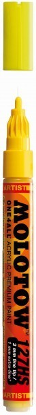 

Маркер акриловый Molotow 127HS One4all 2мм желтый, 127HS 2мм Неон-желтый