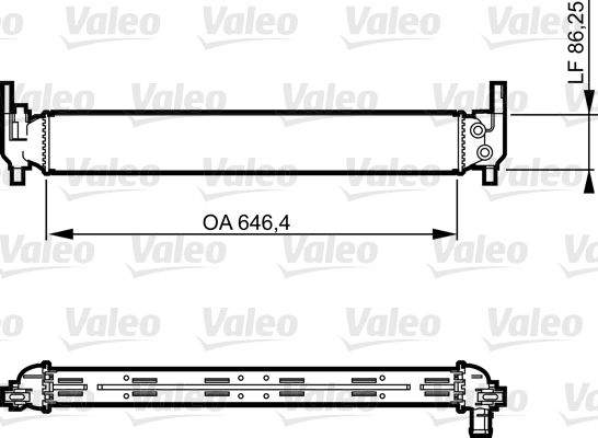 

Радиатор охлаждения двигателя VALEO 735310