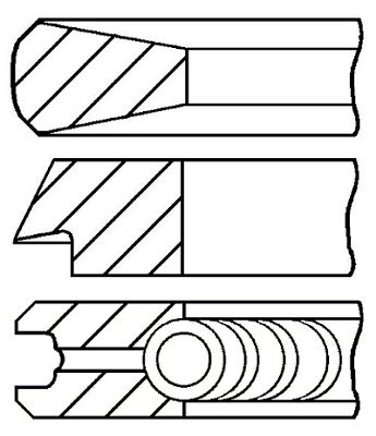 

Комплект поршневых колец GOETZE ENGINE 08-141400-00