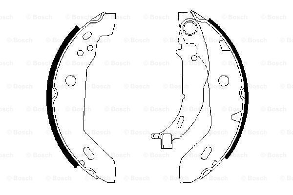 

Комплект тормозных колодок BOSCH 0 986 487 565
