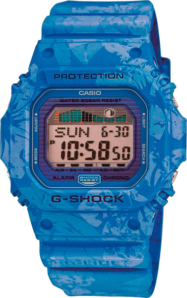 фото Японские наручные часы casio g-shock glx-5600f-2e с хронографом