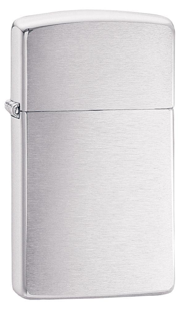 

Бензиновая зажигалка Zippo Slim 1600 Brushed Chrome, Серебристый, Slim 1600