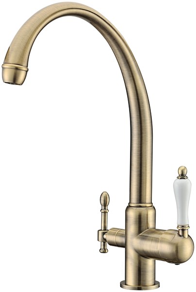 фото Смеситель для кухонной мойки kaiser vincent 31145-3 bronze