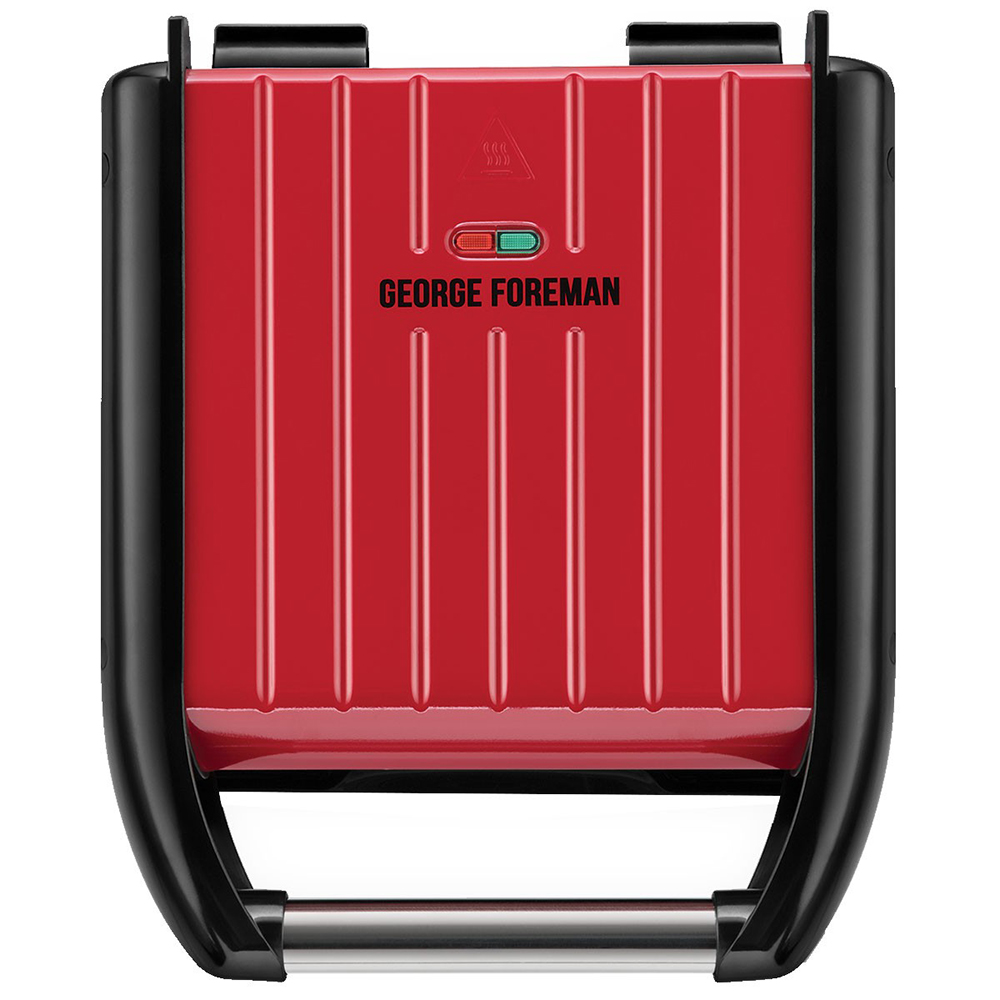 фото Электрогриль george foreman 25040-56 steel grill red russell hobbs