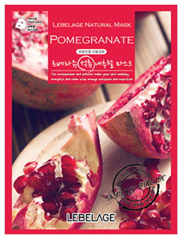 фото Маска для лица lebelage natural mask pomegranate 23 г