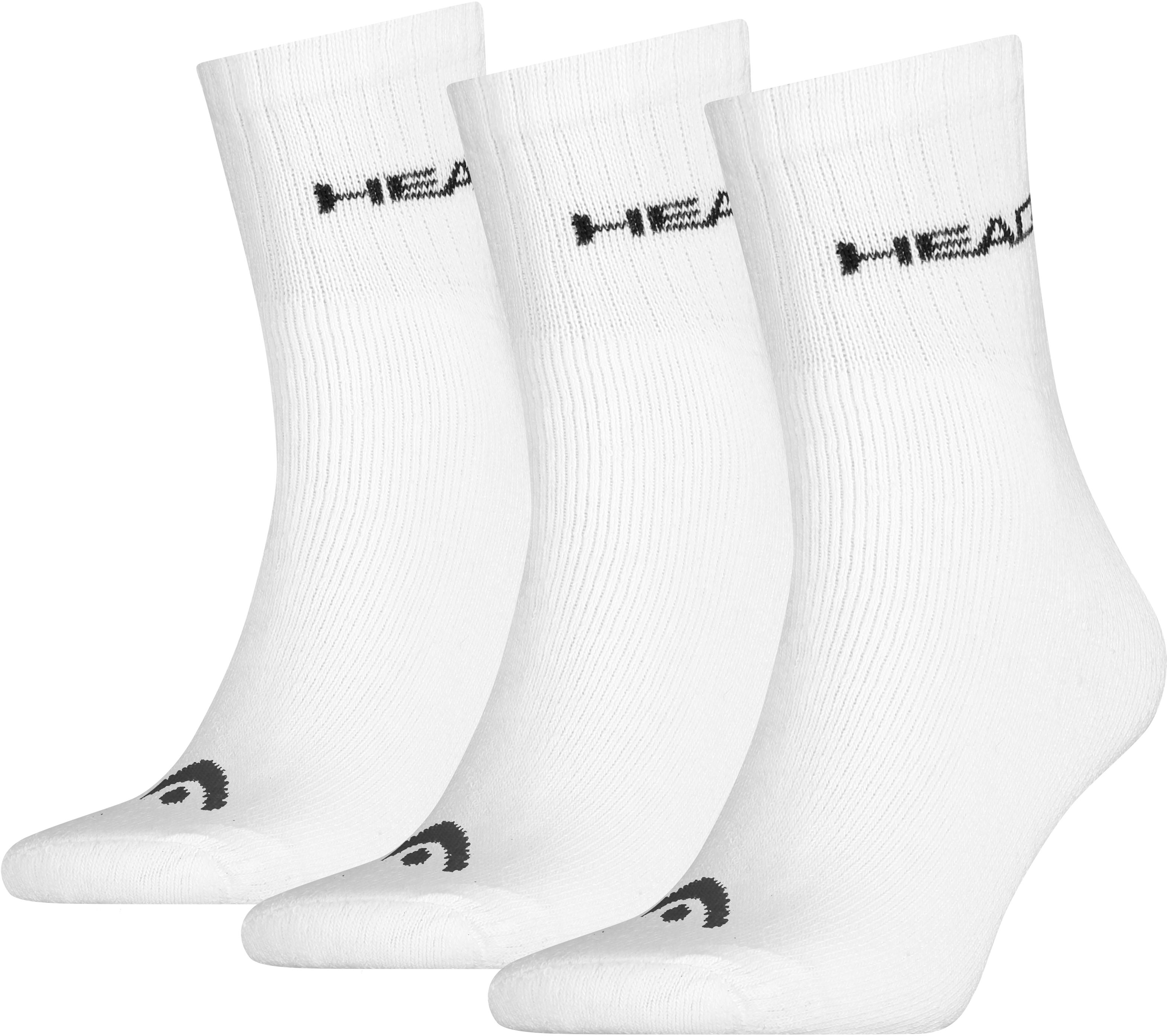 

Комплект носков мужских Head Crew 3P Unisex белых 43-46, Crew 3P Unisex